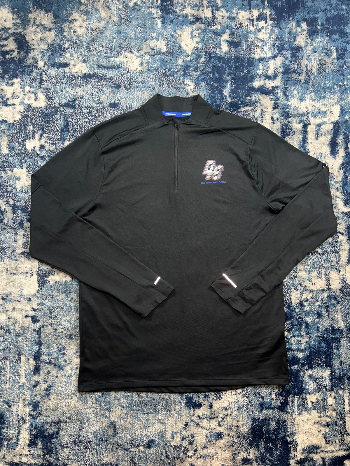 Nike Element BRS Running 1/4 Zip Black Reflective Men’s Medium in Black, men's Medium – front view