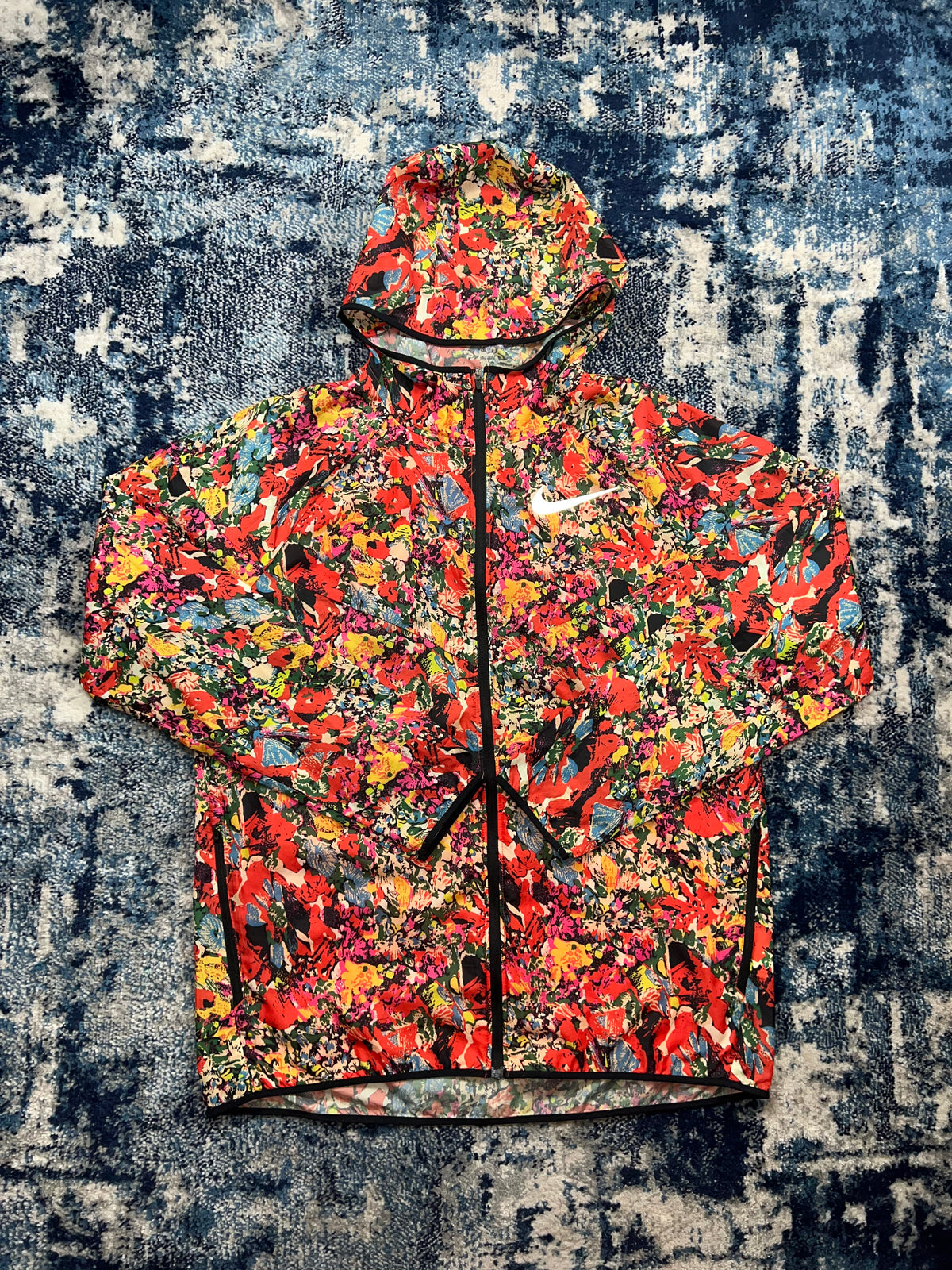 Nike Floral Windrunner Jacket Reflective Men’s Medium Rare Limited Edition – Multicolour Floral in Multicolour Floral…