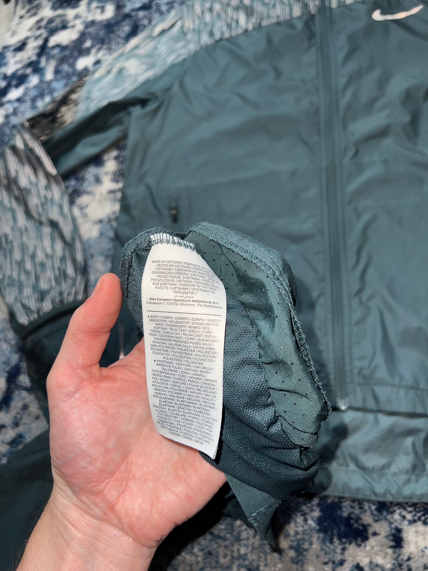 Nike Flash Windrunner & Reflective Just Do It Shorts Running Set Dark Green in Dark Green, men's Mixed Sizes – detail view