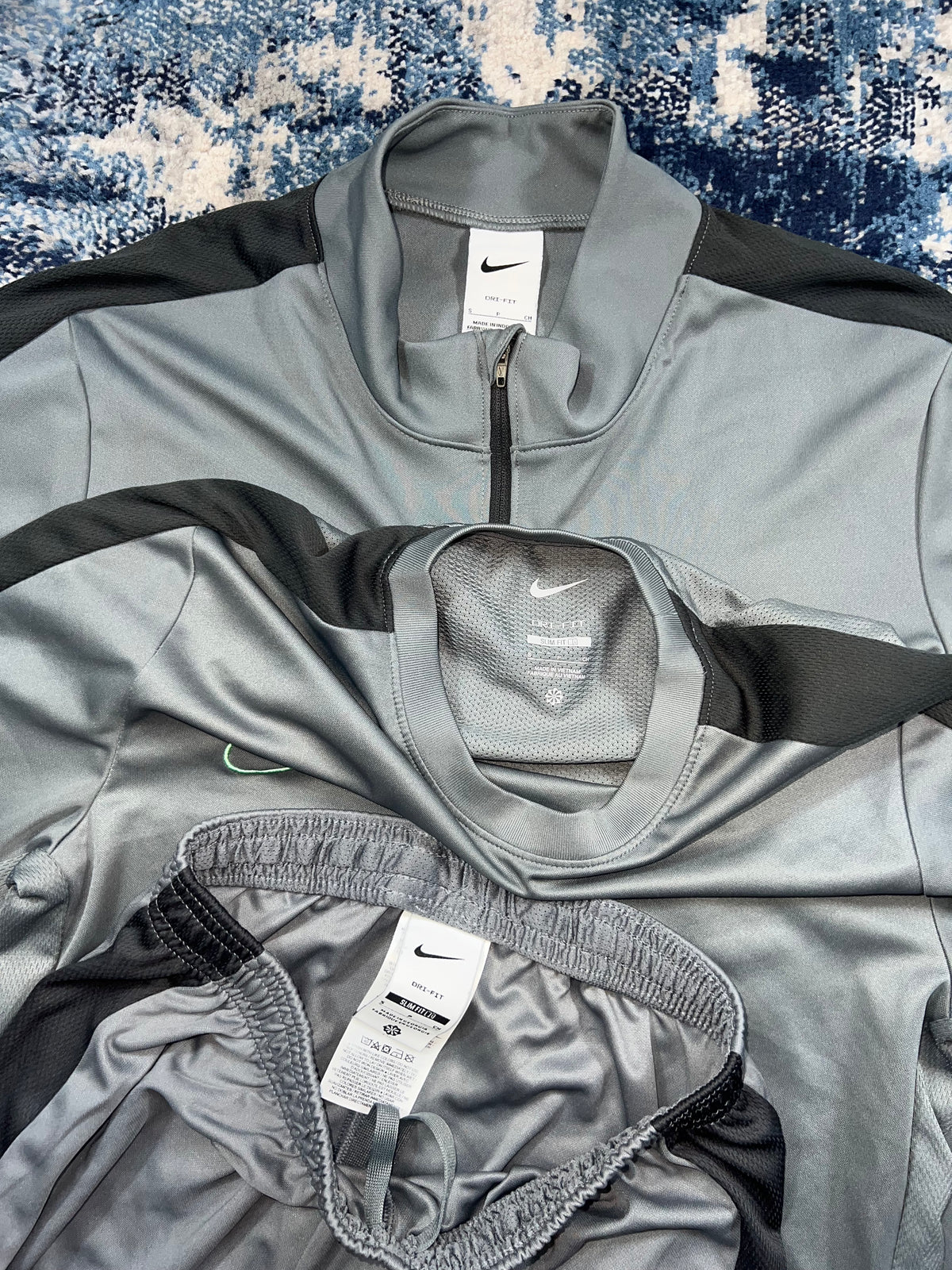 Nike Dri-FIT Academy 3 Piece 1/4 Zip Tracksuit Training Set – Men's Small in Colour Not Provided, men's Small – detail view