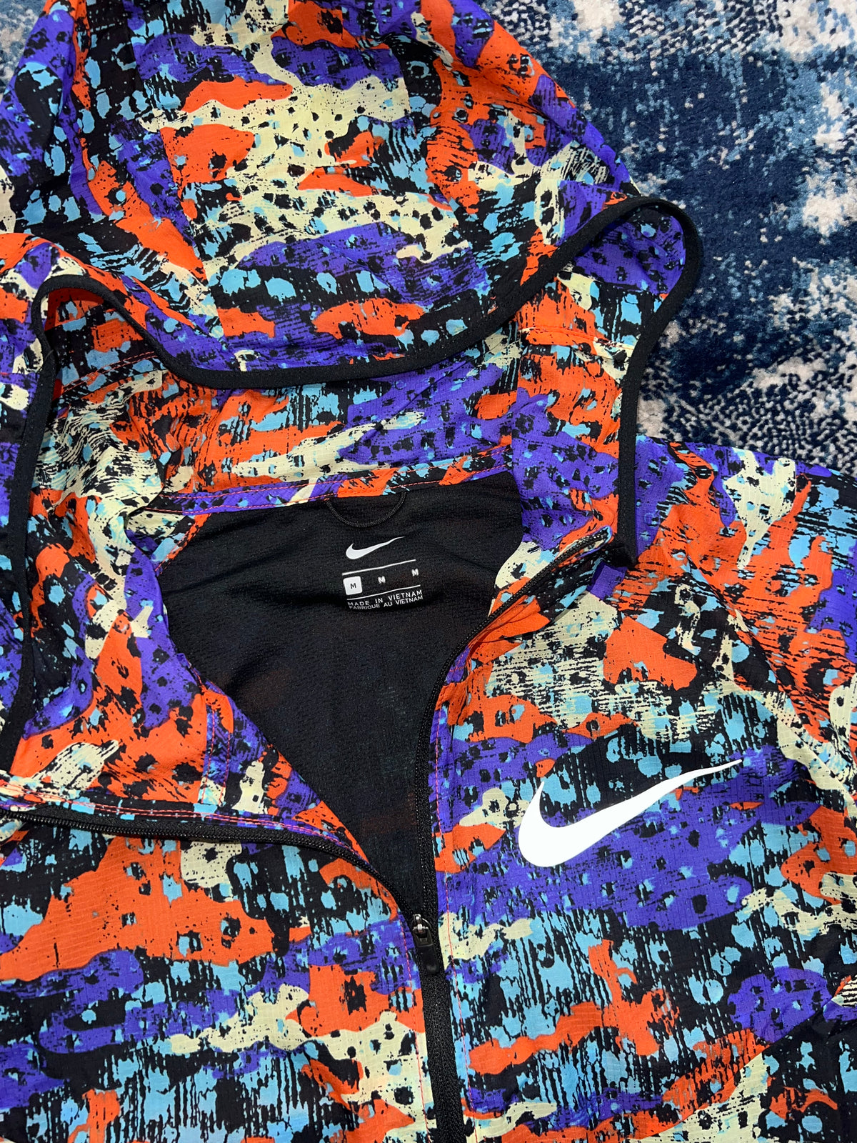 Nike Paintball Tiger Windrunner Jacket Multicolour Men’s Small in Multicolour, men's Mixed Sizes – detail view