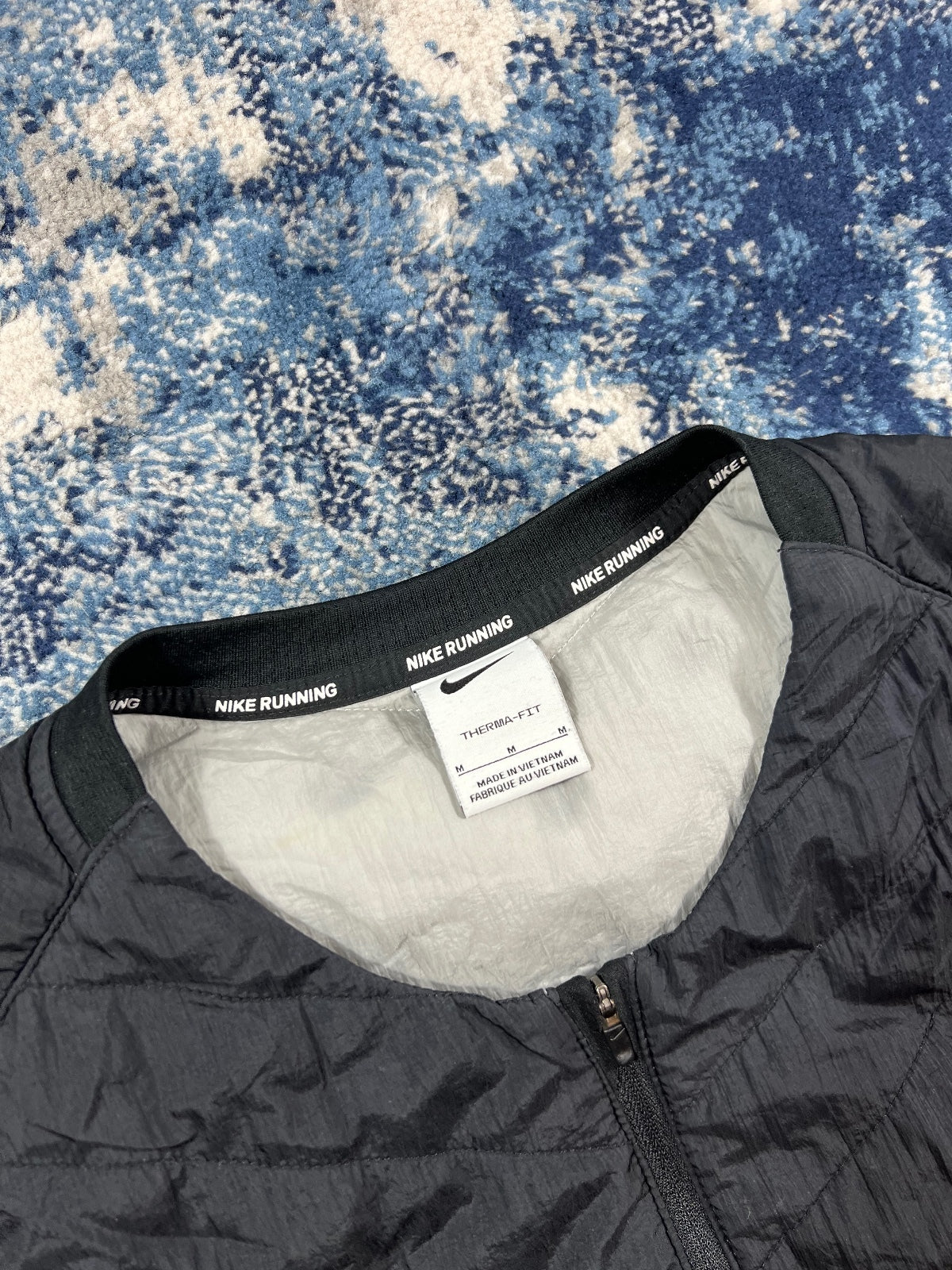 Nike Aerolayer Stride Gilet 3 Piece Tracksuit Running Gym Set – Black, Men's Medium in Black, men's Medium – detail view