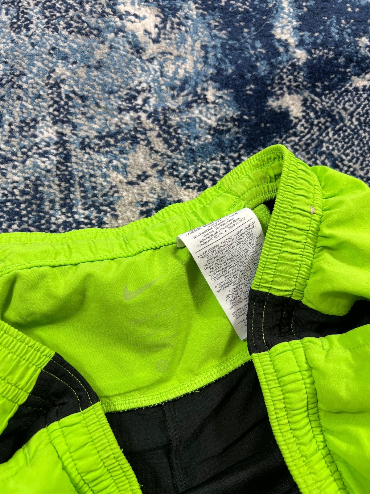 Nike Running Division Flex Stride 2 in 1 Shorts – Green, Men's Large in Green, men's Large – detail view
