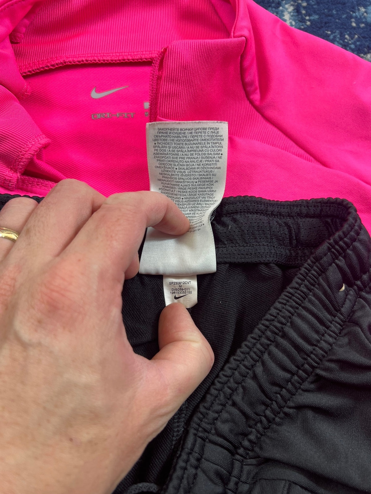 Nike Strike Academy Dri-FIT men's tracksuit set in hot pink and black, size Medium – view 7