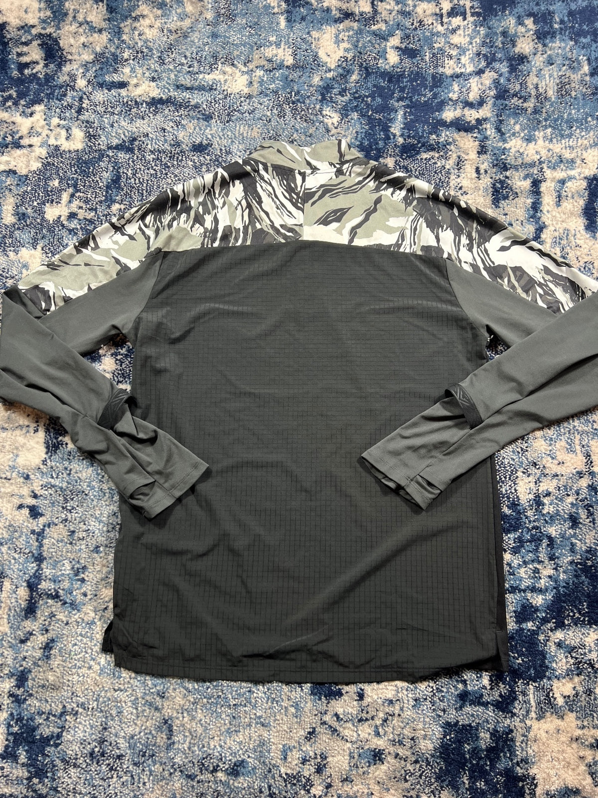 Nike Trail Rare 1/4 Zip – Black, Men's Medium in Black, men's Medium – detail view