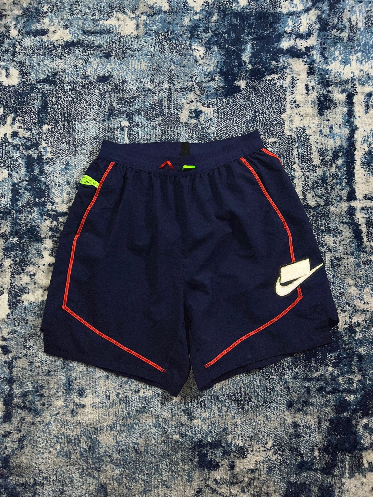 Nike Wildrun Meekz Flex Stride Shorts – Navy, Men's Small in Navy, men's Small – front view