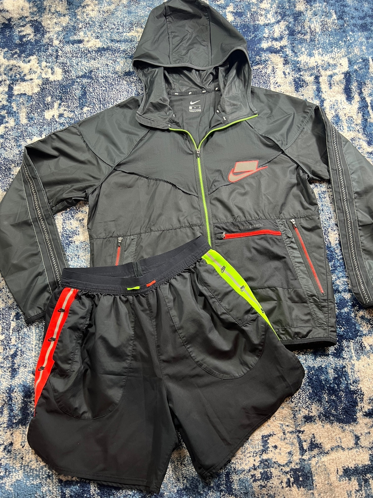 Nike Wildrun Meekz Windrunner / Flex Stride Shorts Tracksuit Set – Multi, Men's Large in Multi, men's Large – alternate view