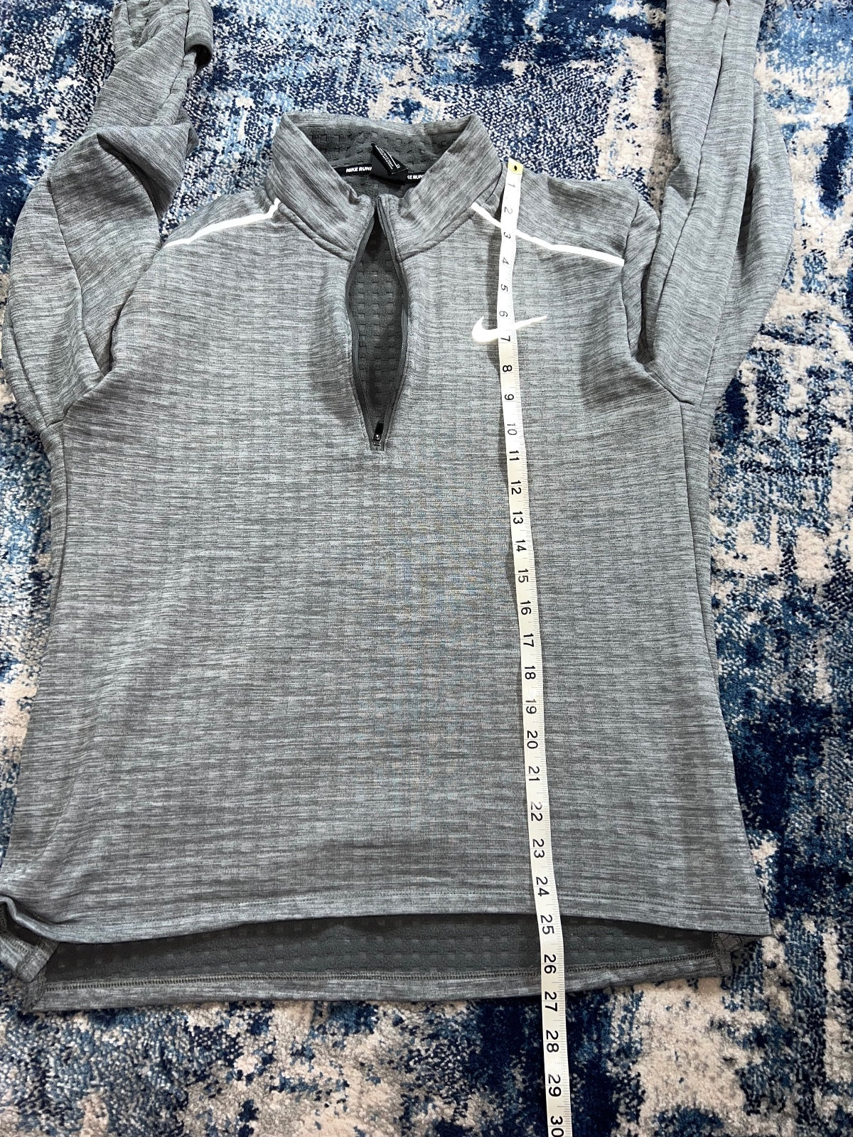 Nike Therma-FIT Element grey and black running tracksuit with reflective details – view 10