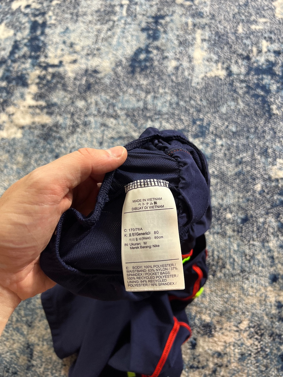 Nike Wildrun Meekz Flex Stride Shorts – Navy, Men's Small in Navy, men's Small – alternate view