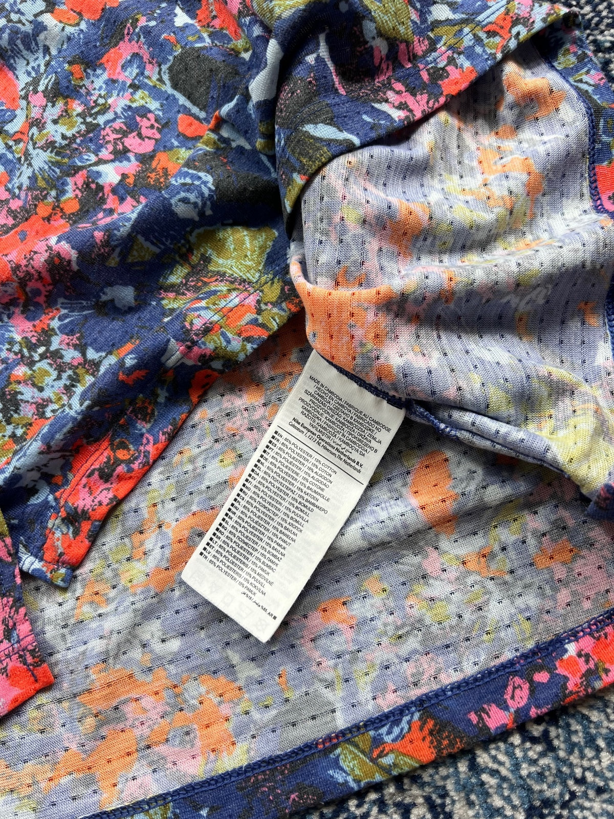 Nike Rare Floral Miler Rise 365 Running Vest Tank - product image