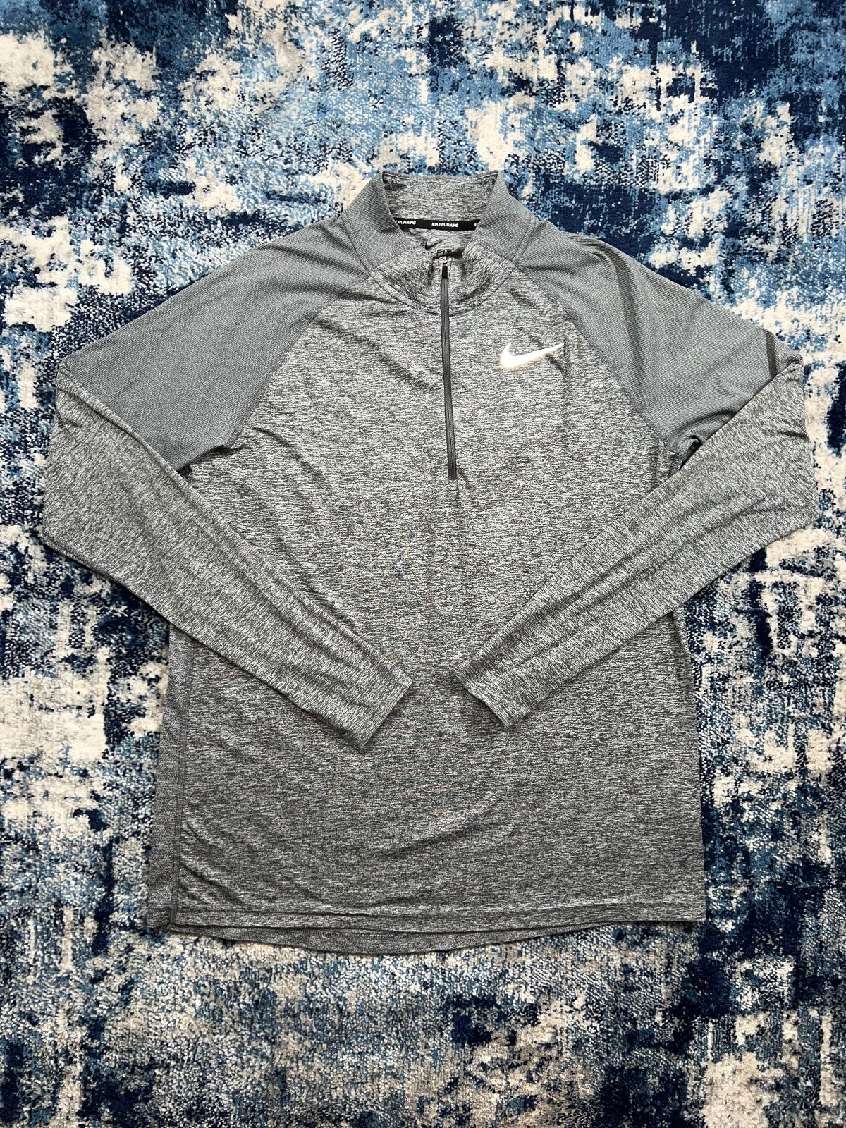 Nike Running Element 1/4 Zip – Gray, Men's Large in Gray, men's Large – front view