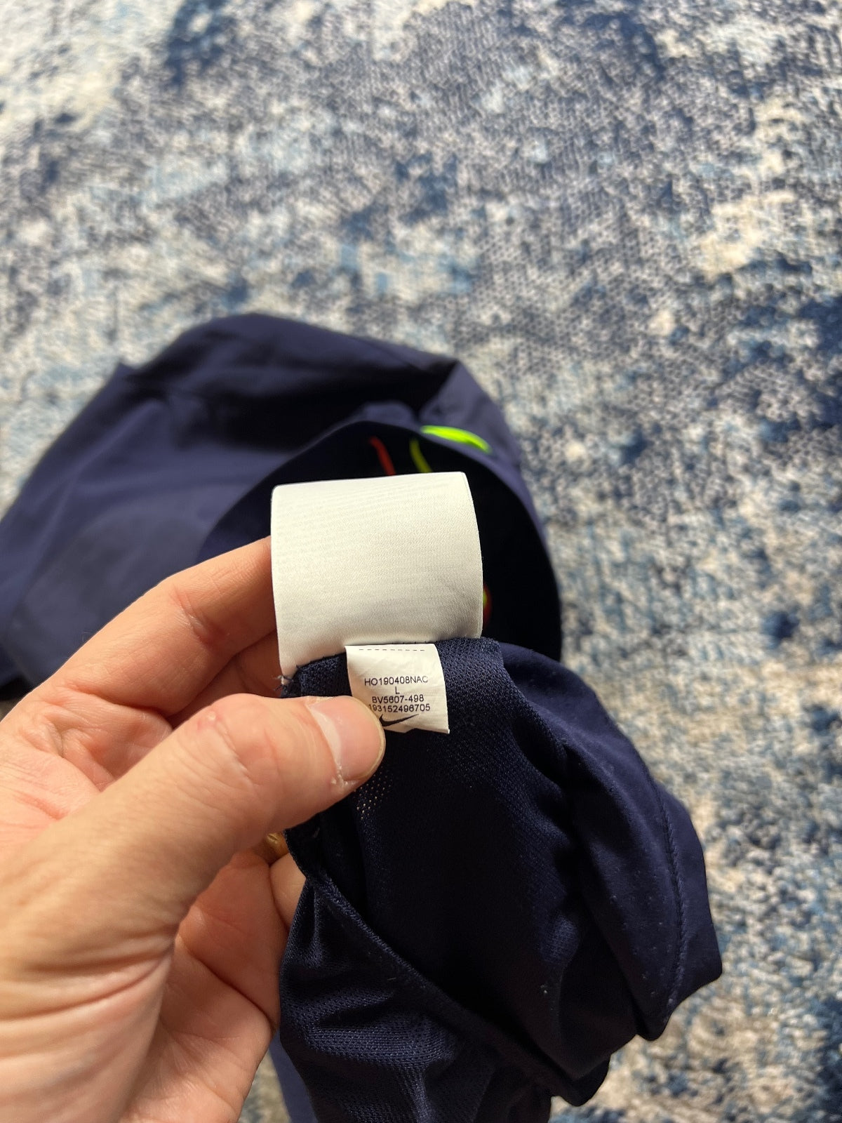 Nike Wildrun Meekz Flex Stride Shorts – Navy, Men's Large in Navy, men's Large – detail view