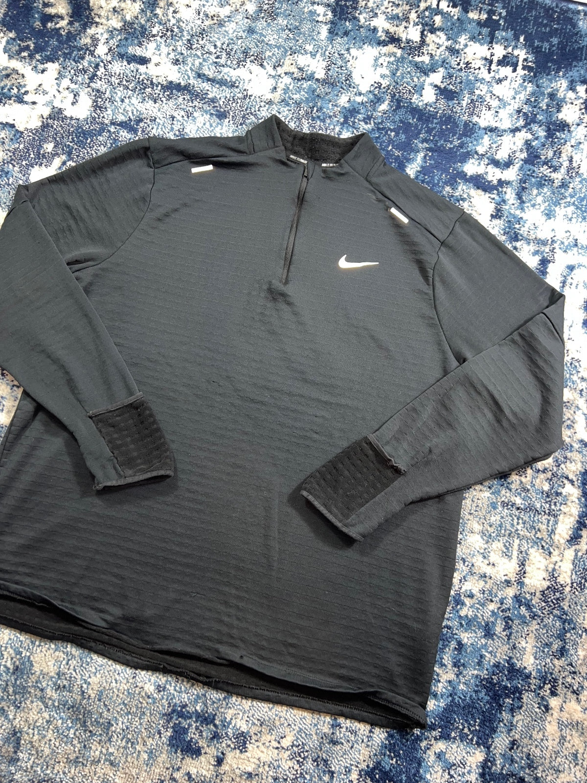 Nike Element Therma Fit Running 1/4 Zip – Black, Men's Medium in Black, men's Medium – alternate view