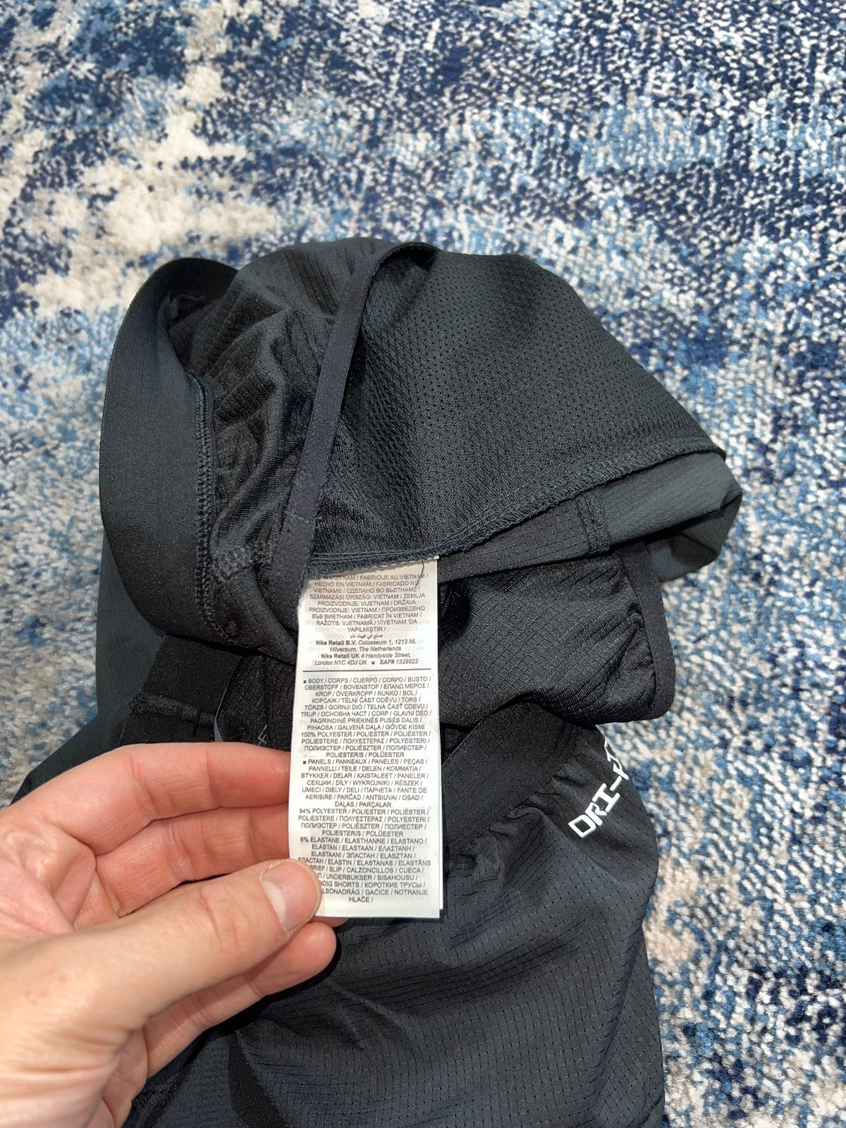 Nike Flex Stride Eluid Kipchoge Dri Fit 5” Running Shorts – Black, Men's XL in Black, men's XL – detail view