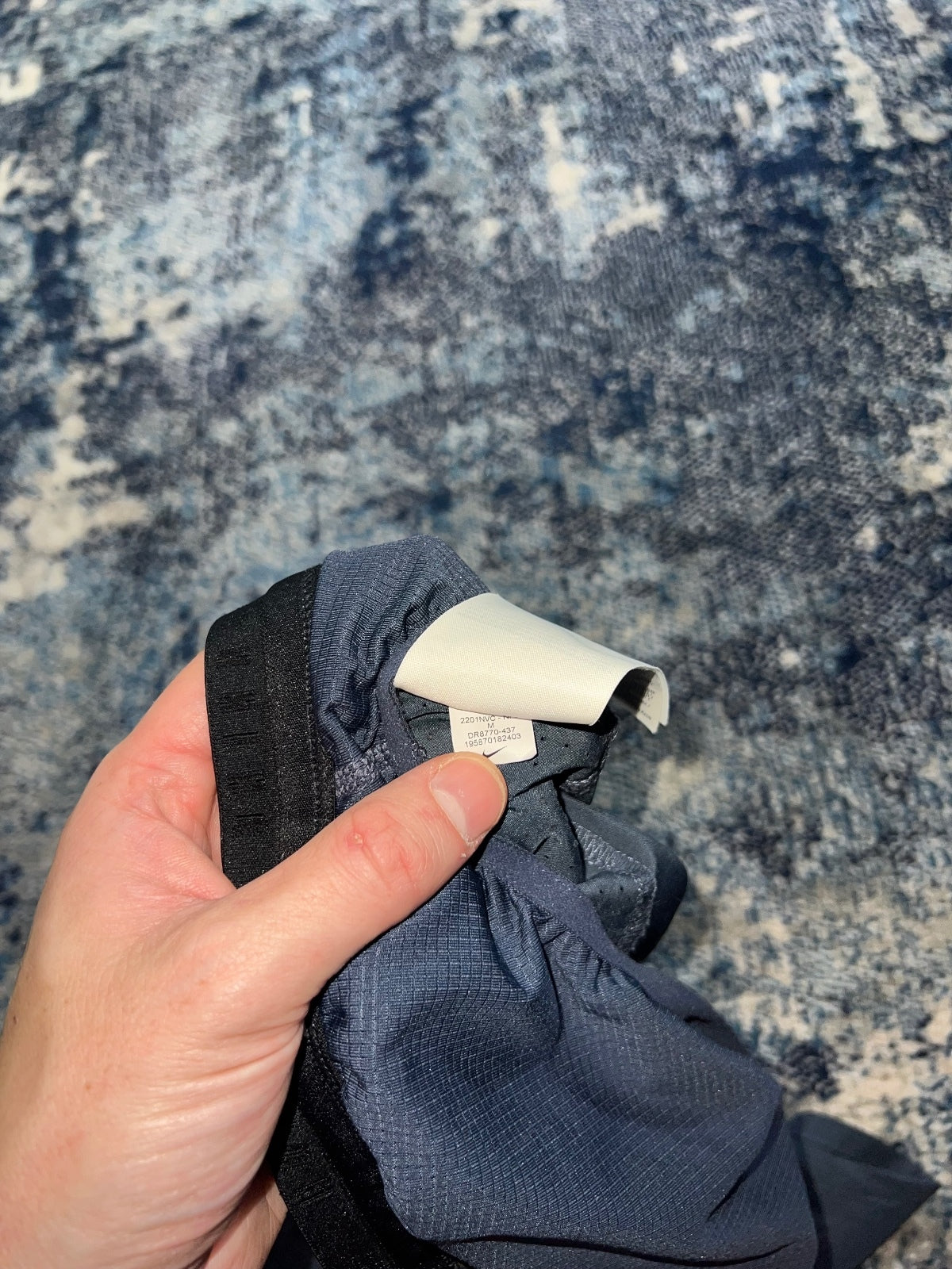 Nike Running Division Flex Stride Shorts – Navy, Men's Medium in Navy, men's Medium – detail view