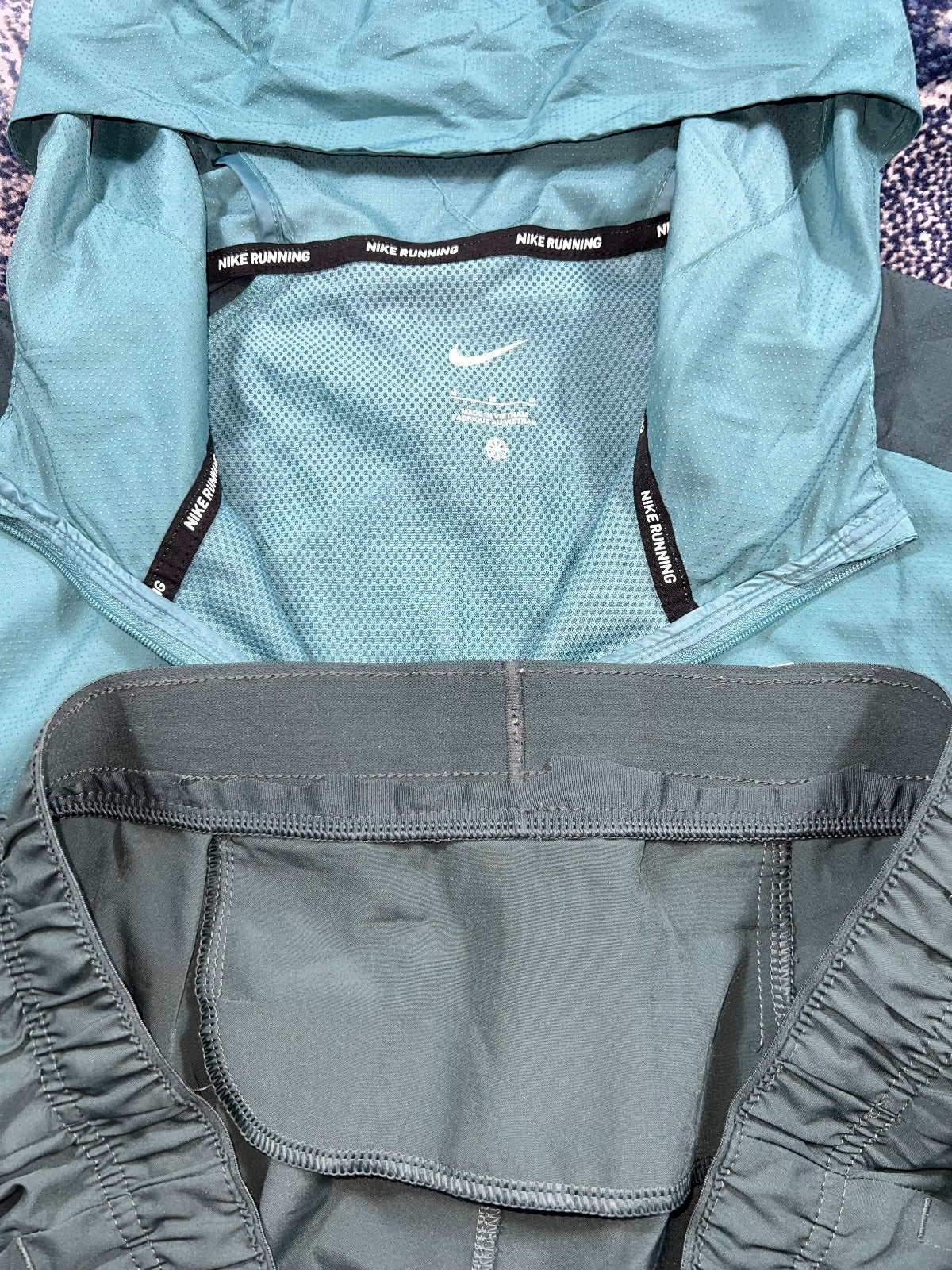 Nike Repel Miler Packable Windrunner / Challenger Shorts Running Gym Set – DarkGreen, Men's Large in DarkGreen, men's Large…