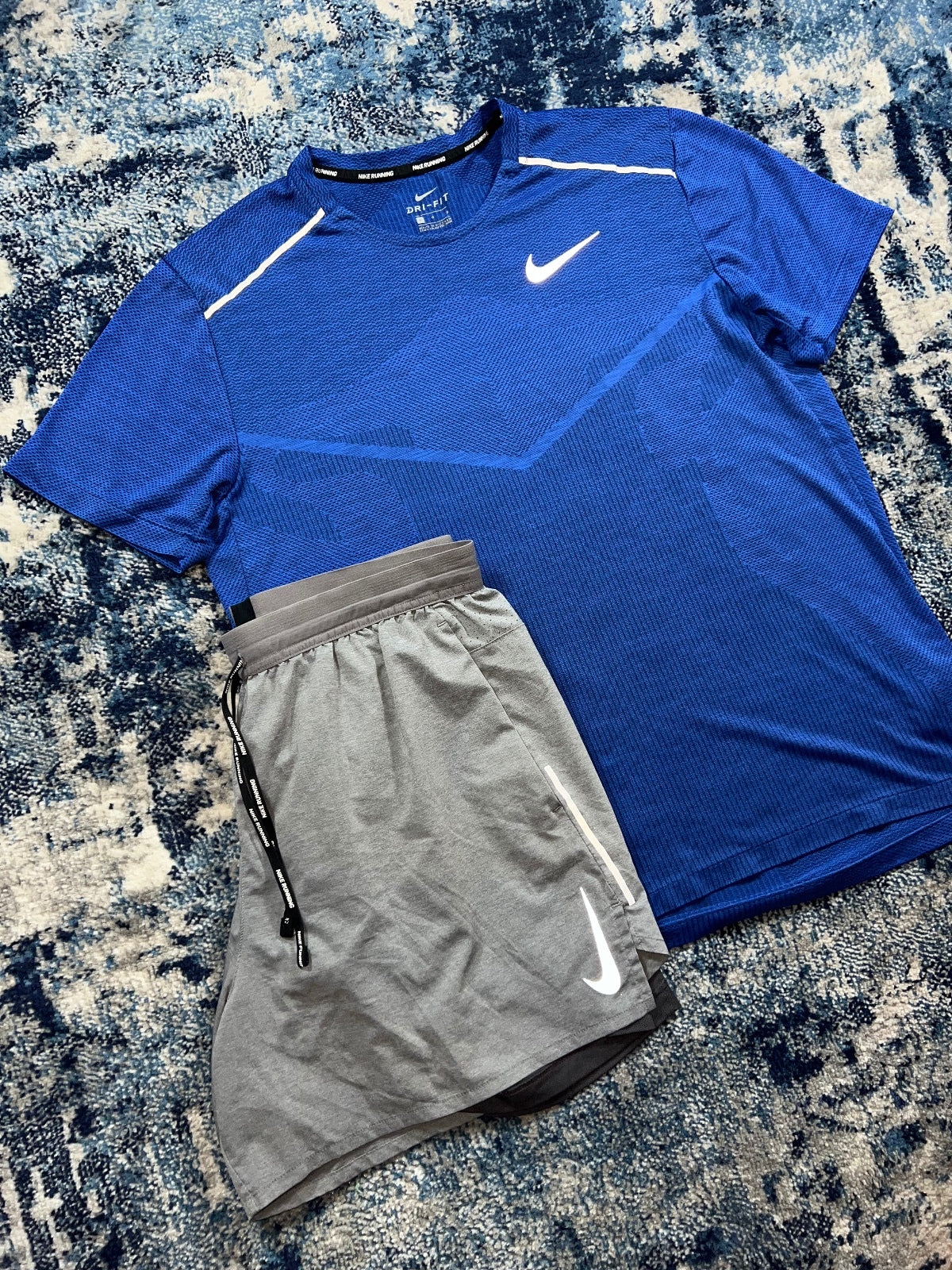 Nike Tech Knit Ultra Miler T-Shirt / Flex Stride Shorts Set - product image