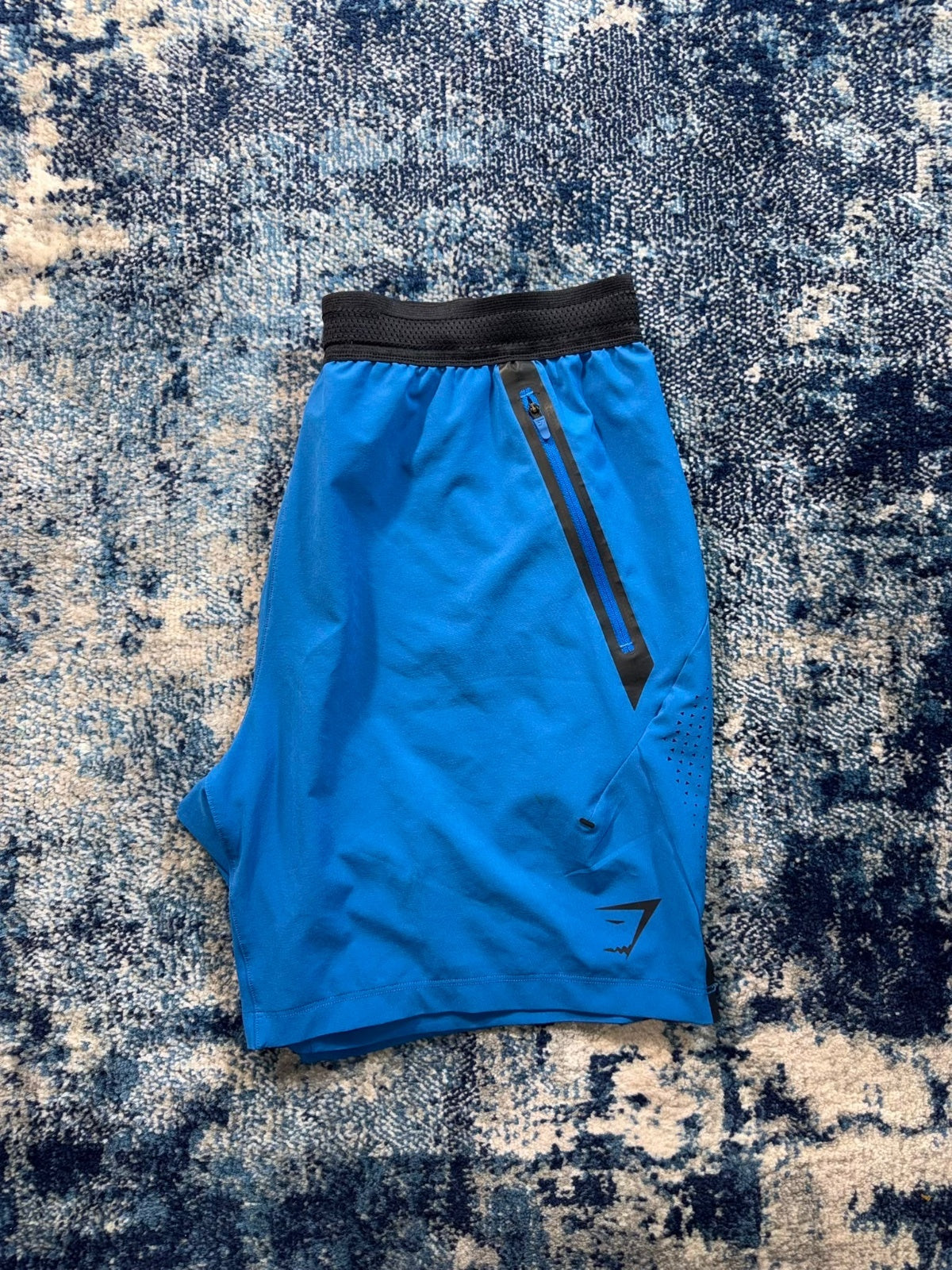 Gymshark Active Shorts – Blue, Men's Medium in Blue, men's Medium – front view