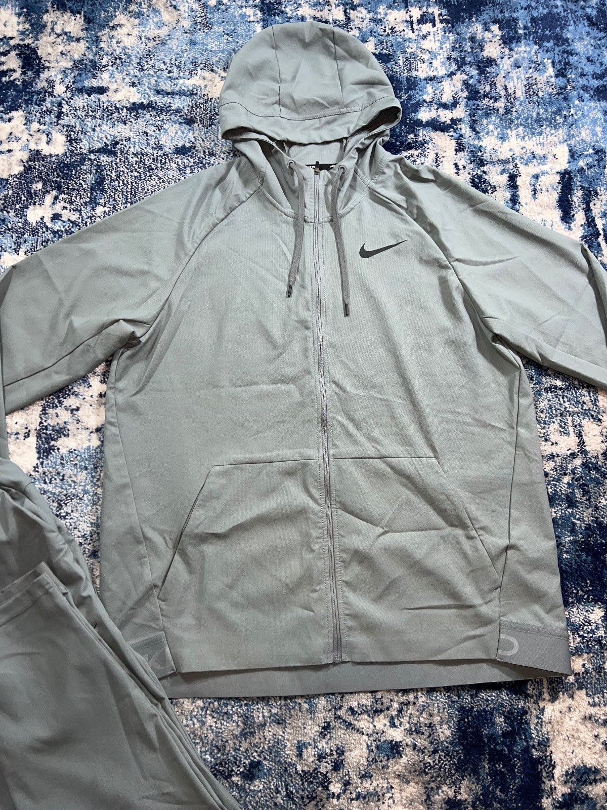 Nike Pro Training Tracksuit Set – Gray, Men's Large in Gray, men's Large – detail view