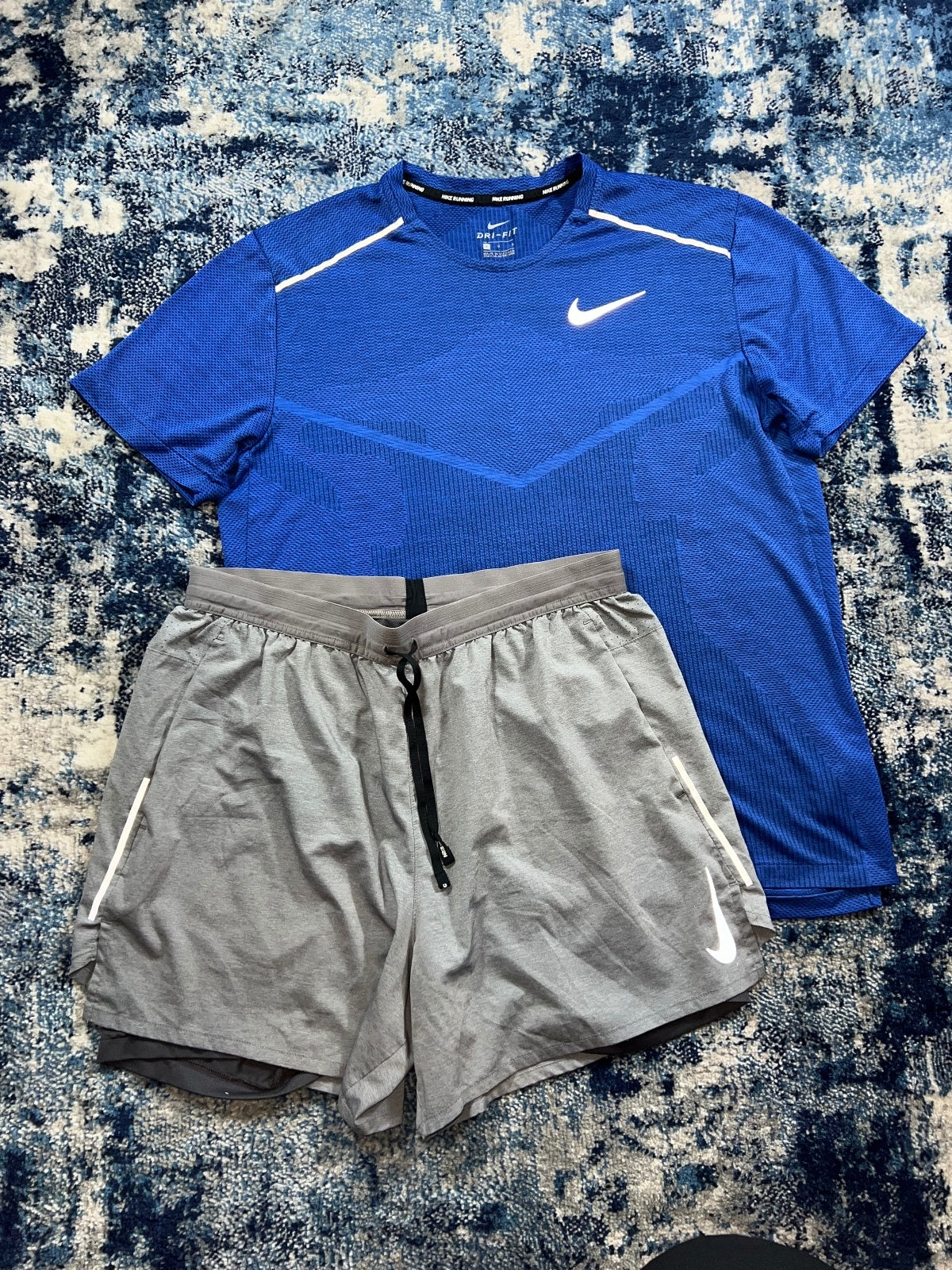 Nike Tech Knit Ultra Miler T-Shirt / Flex Stride Shorts Set - product image