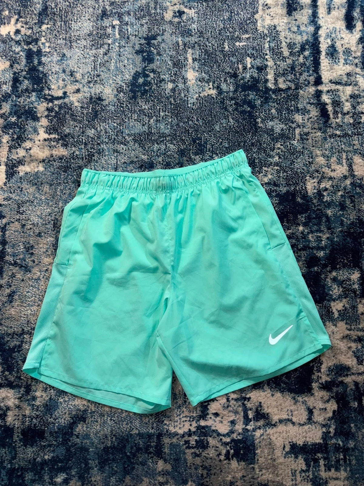 Nike Dri Fit Challenger Shorts – Mint, Men's Small in Mint, men's Small – detail view