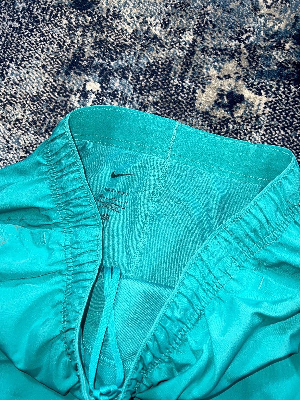 Nike Running Challenger 2 in 1 Shorts – Turquoise, Men's Medium in Turquoise, men's Medium – alternate view