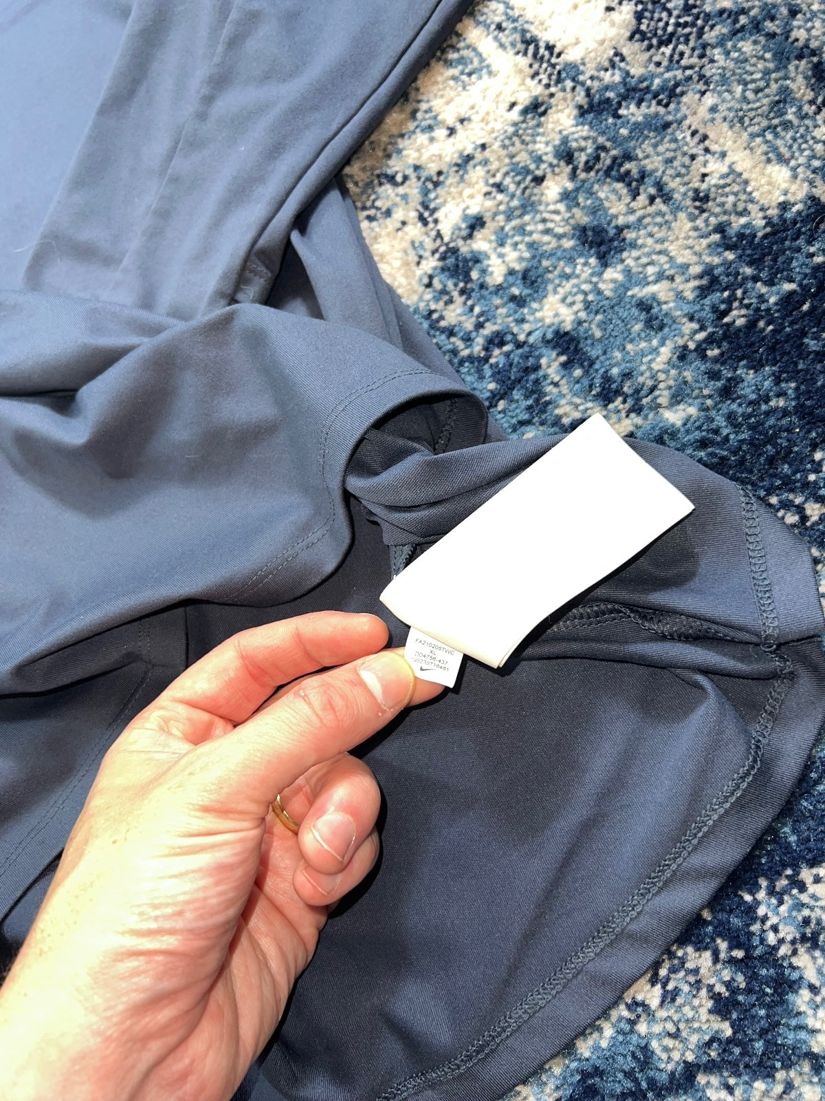 Nike Running Element 1/4 Zip – Navy, Men's XL in Navy, men's XL – detail view
