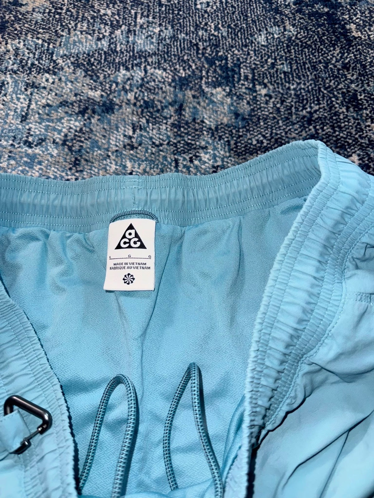 Nike ACG Reservoir Goat Shorts – LightBlue, Men's Large in LightBlue, men's Large – detail view
