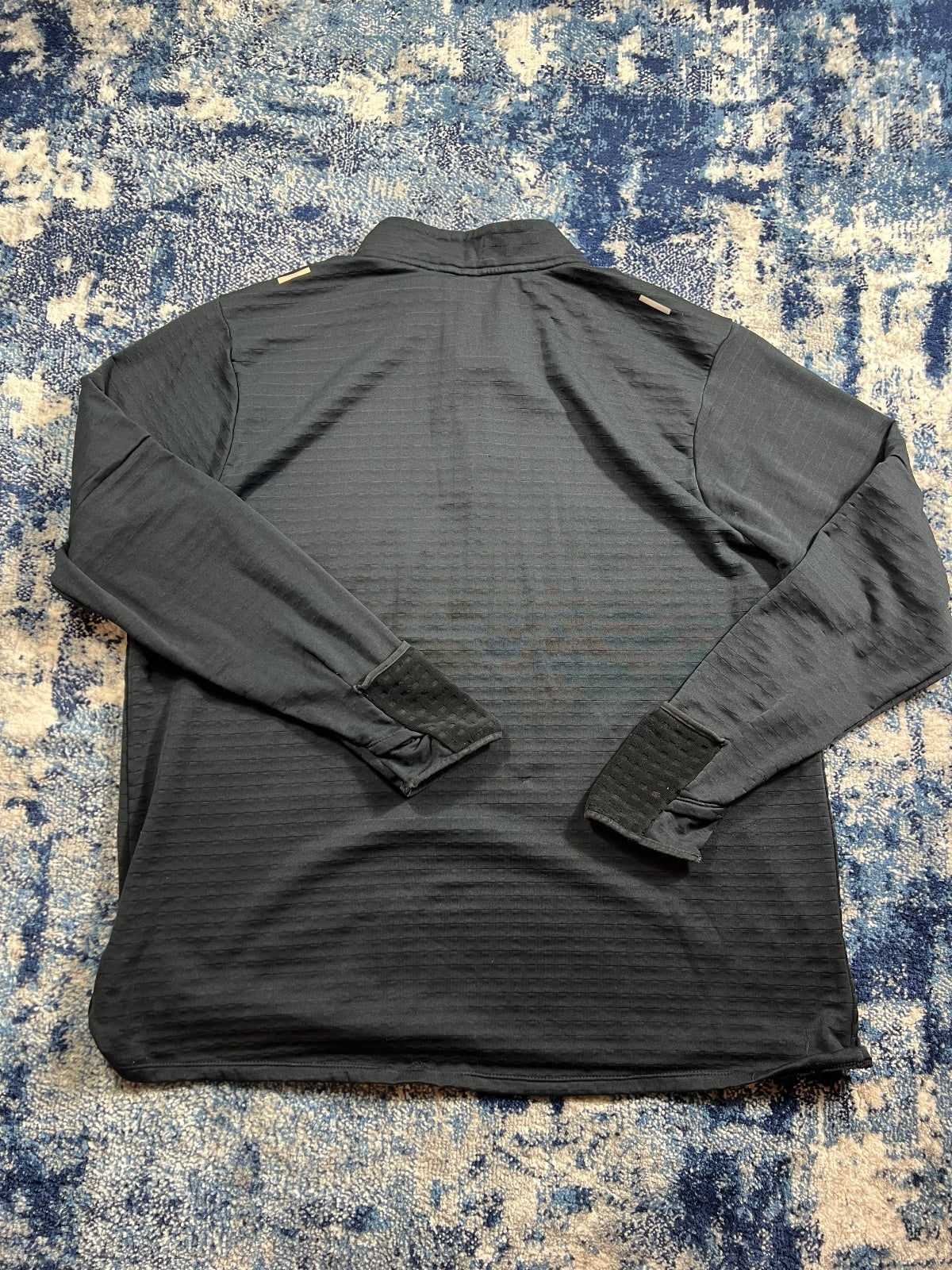 Nike Element Therma Fit Running 1/4 Zip – Black, Men's Medium in Black, men's Medium – detail view