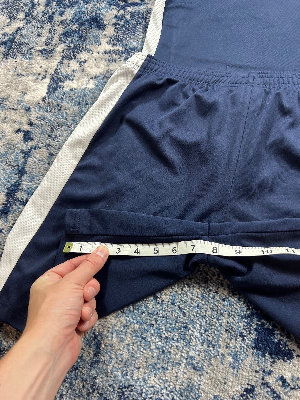Nike Dri Fit Academy T Shirt and Shorts Set – Navy, Men's Small in Navy, men's Small – detail view
