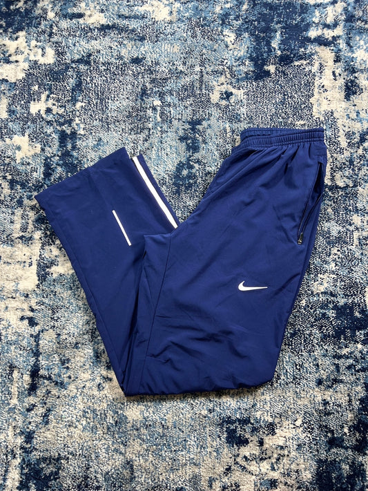 Nike Dri Fit Tracksuit Bottoms – Navy Blue / Red, Men's Medium in Navy Blue / Red, men's Medium – front view