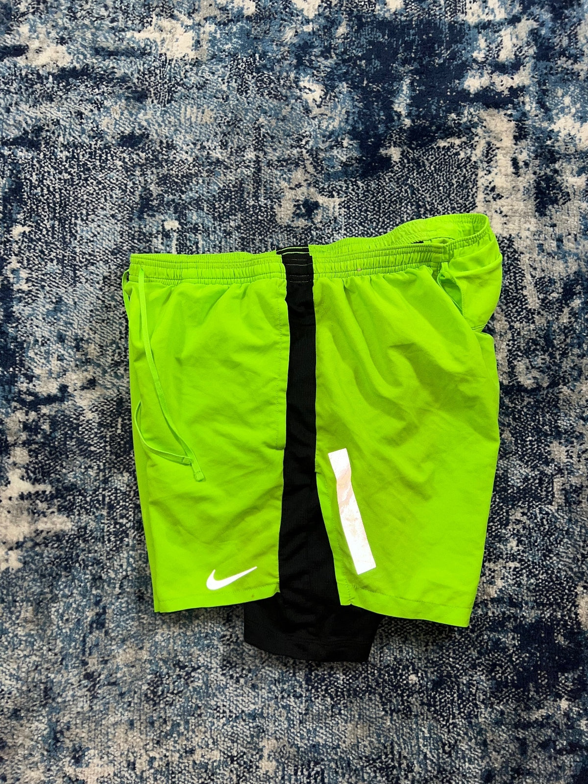 Nike Running Division Flex Stride 2 in 1 Shorts – Green, Men's Large in Green, men's Large – front view