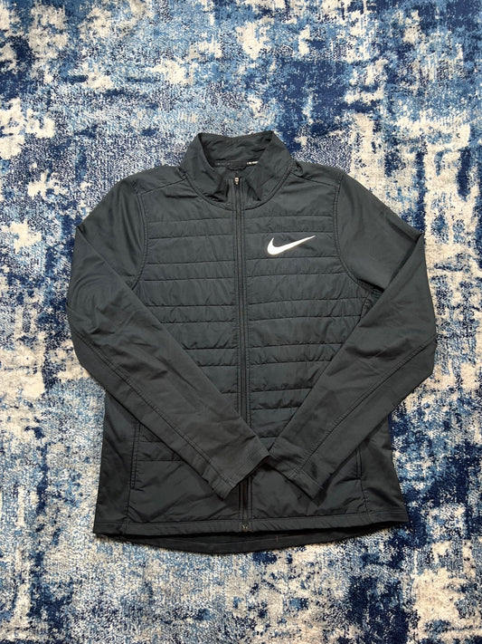 Nike Running Dri Fit Padded Jacket – Black, Men's Medium in Black, men's Medium – front view