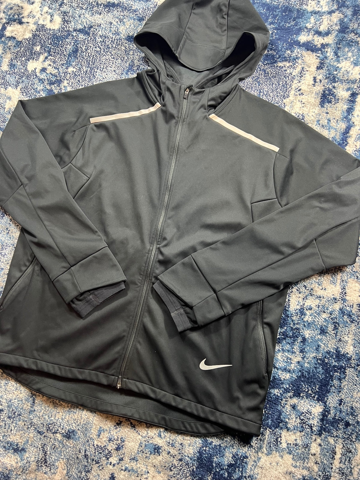 Nike Shield Running Jacket Black Reflective Large Men's - product image