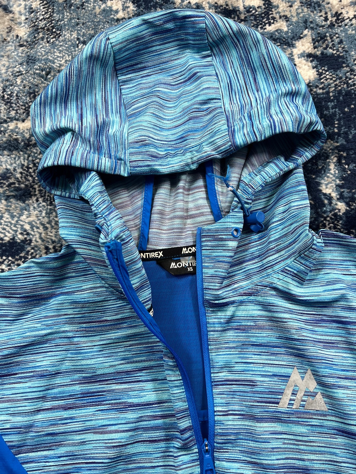 Montirex Windrunner Jacket and Shorts Set – Blue, Men's Extra Small in Blue, men's Extra Small – detail view