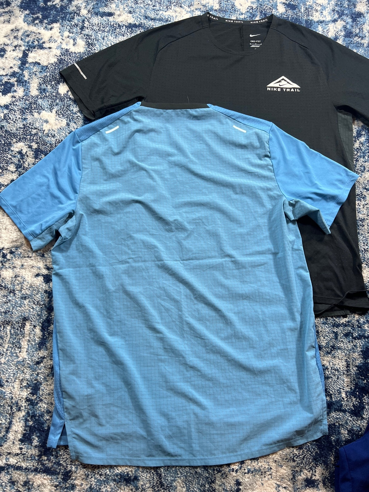 Nike Trail T Shirt / Flex Stride Shorts Bundle – Blue, Men's Medium in Blue, men's Medium – detail view
