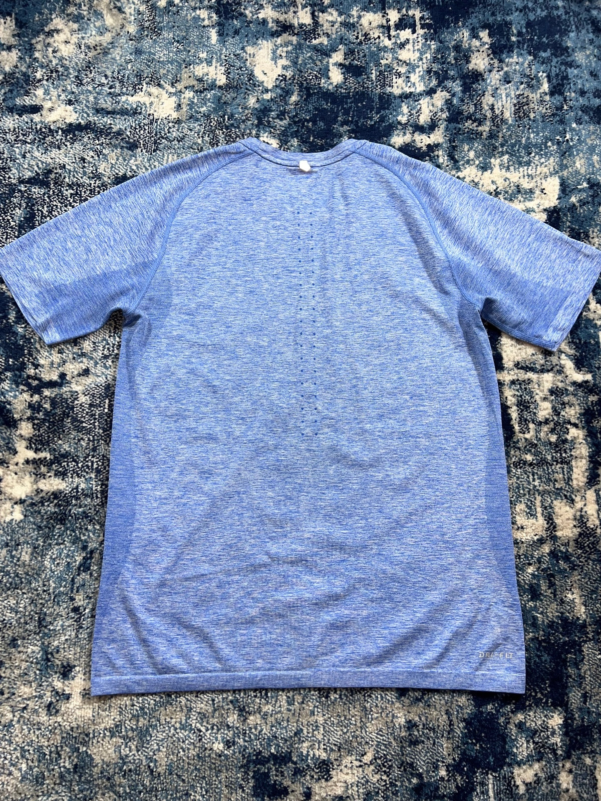 Nike Tech Knit Ultra T Shirt – LightBlue, Men's Large in LightBlue, men's Large – detail view