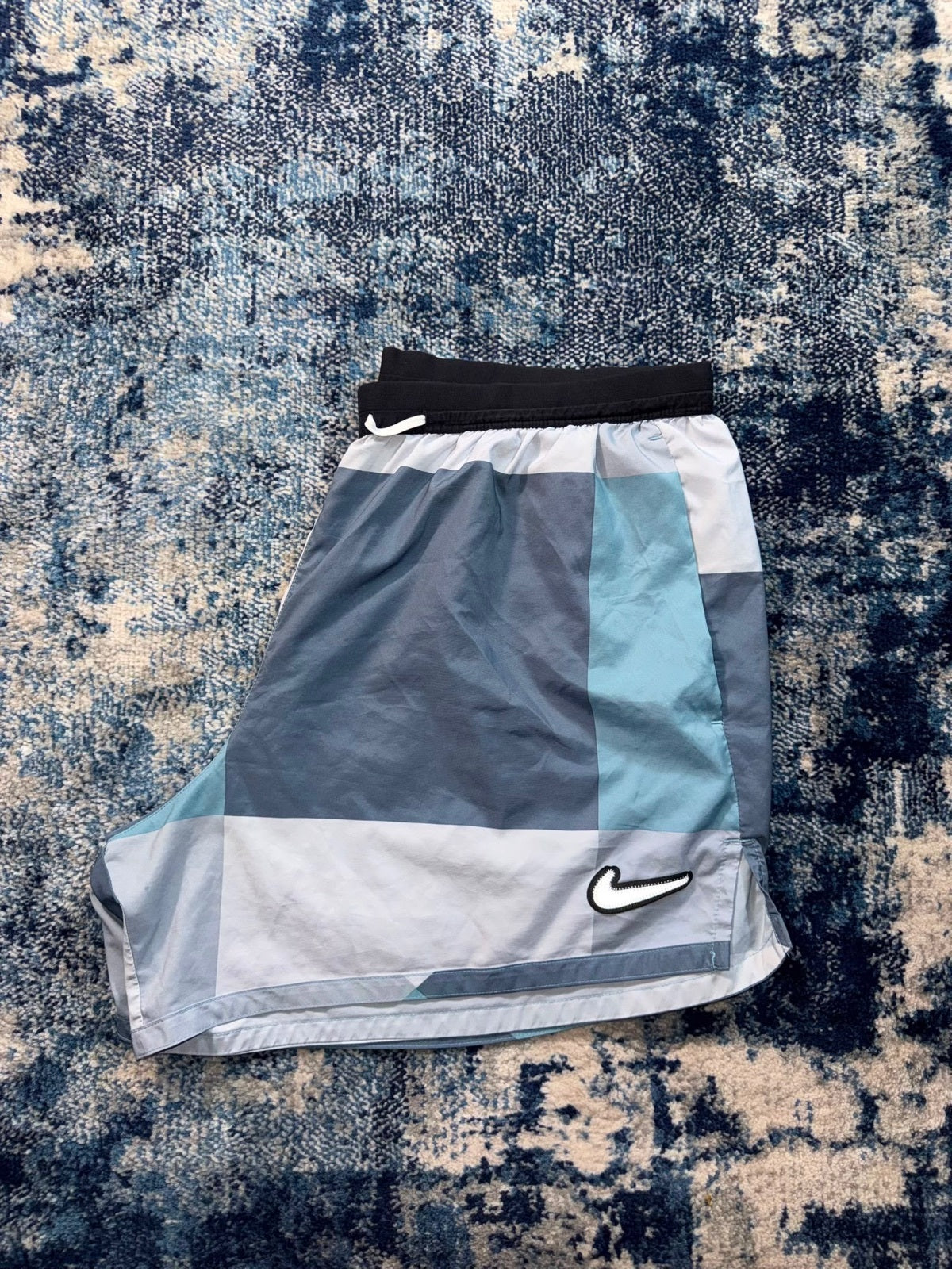 Nike Wildrun Patchwork Flex Shorts – Blue, Men's 2XL in Blue, men's 2XL – front view