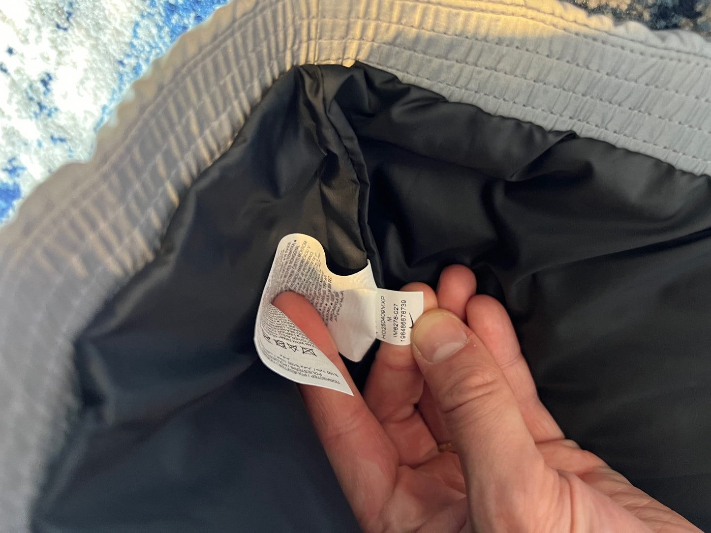 Nike Therma Fit ADV Reflective Gilet – Gray, Men's Medium in Gray, men's Medium – detail view