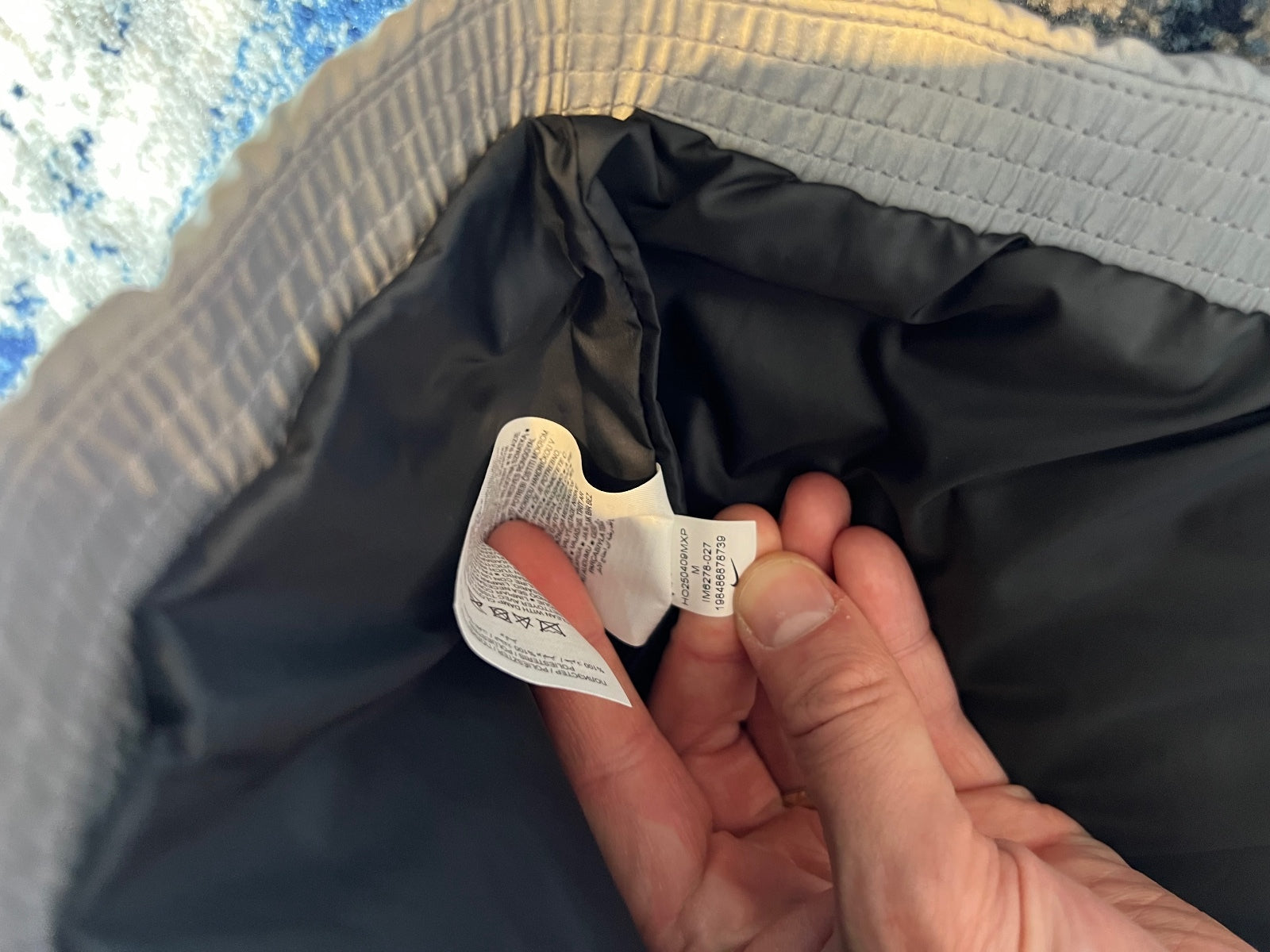 Nike Therma Fit ADV Reflective Gilet – Gray, Men's Medium in Gray, men's Medium – detail view