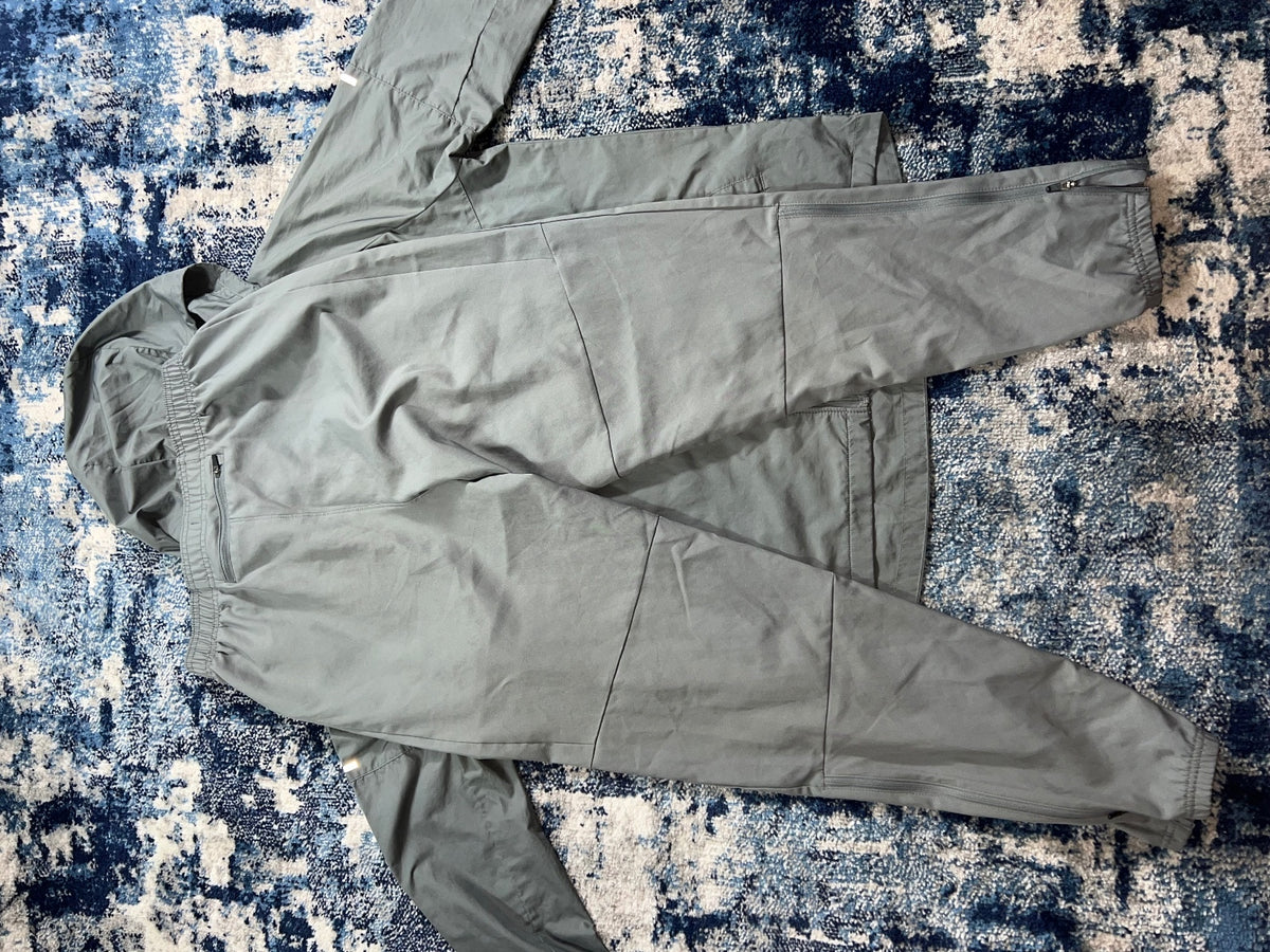 Nike Repel Miler Windrunner men's smoke grey running set, size Small – view 9