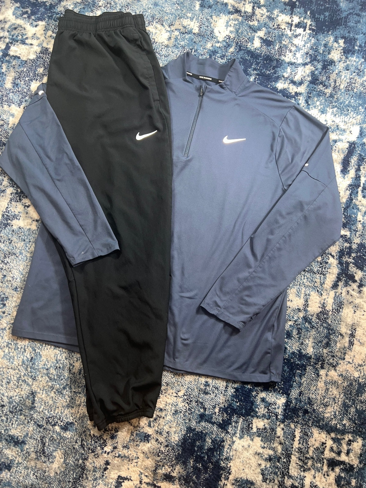 Nike Running Element 1/4-Zip / Repel Miler Challenger Bottoms Tracksuit Set - product image