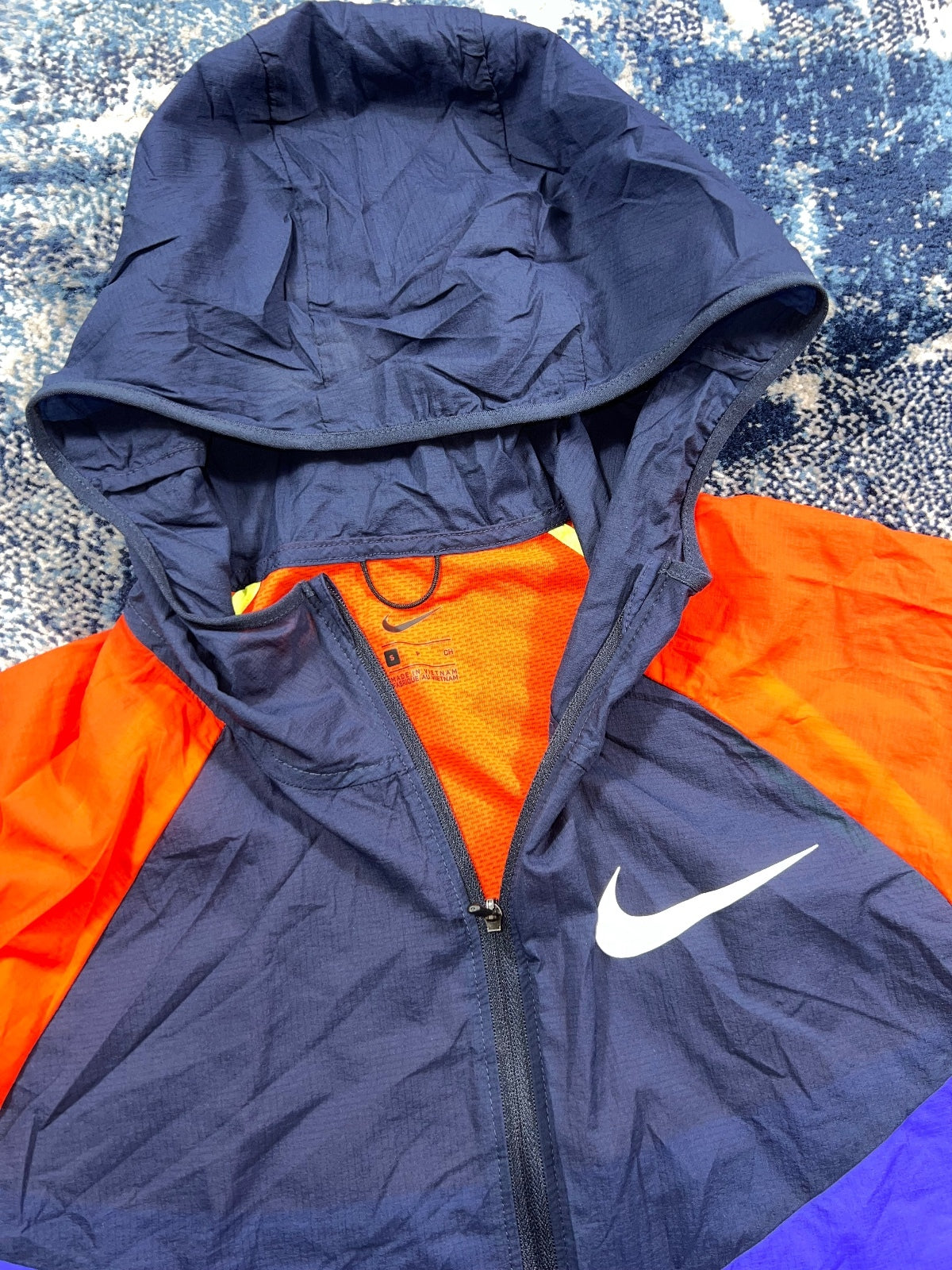 Nike Lightweight ‘Greedy’ Rare Windrunner Jacket – Blue / Red / Neon, Men's Small in Blue / Red / Neon, men's Small –…