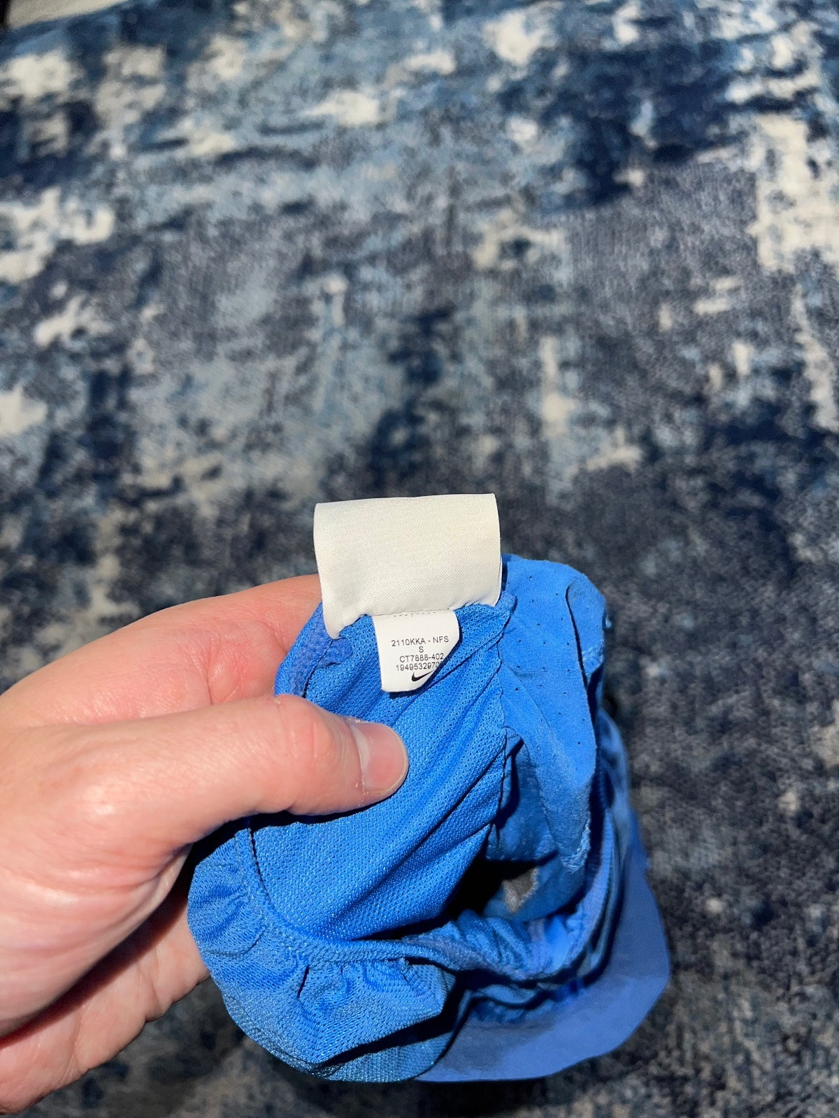 Nike Flex Stride 5” Brief Lined Running Shorts – Blue, Men's Small in Blue, men's Small – detail view