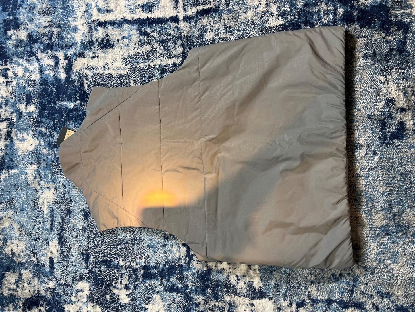 Nike Therma Fit ADV Reflective Gilet – Gray, Men's Medium in Gray, men's Medium – detail view