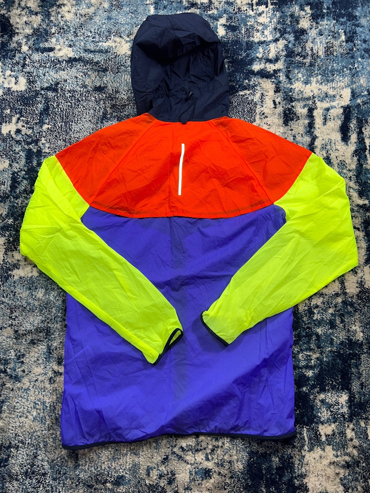 Nike Lightweight ‘Greedy’ Rare Windrunner Jacket – Blue / Red / Neon, Men's Small in Blue / Red / Neon, men's Small –…