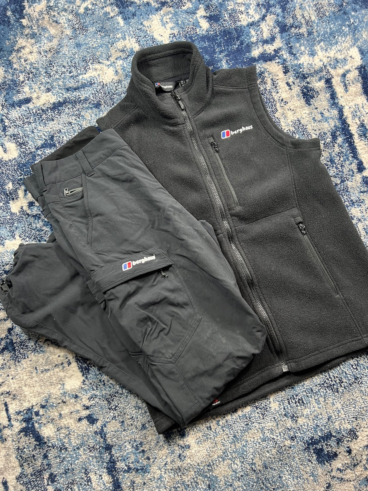 Berghaus Fleece Gilet Jacket / Cargo Walking Trousers Bundle Set - product image
