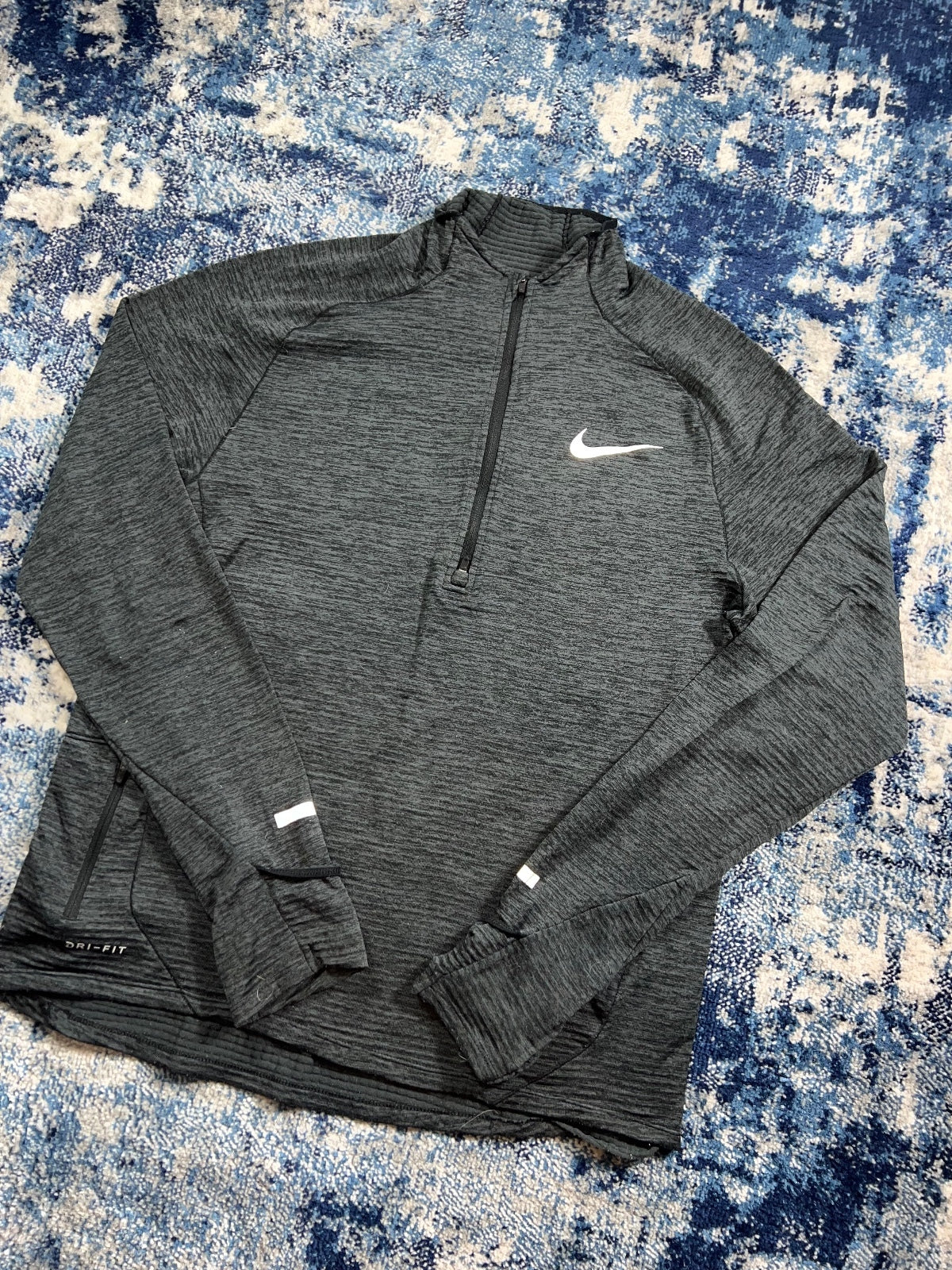 Nike Element Sphere Running 1/2 Zip – Gray, Men's Medium in Gray, men's Medium – alternate view
