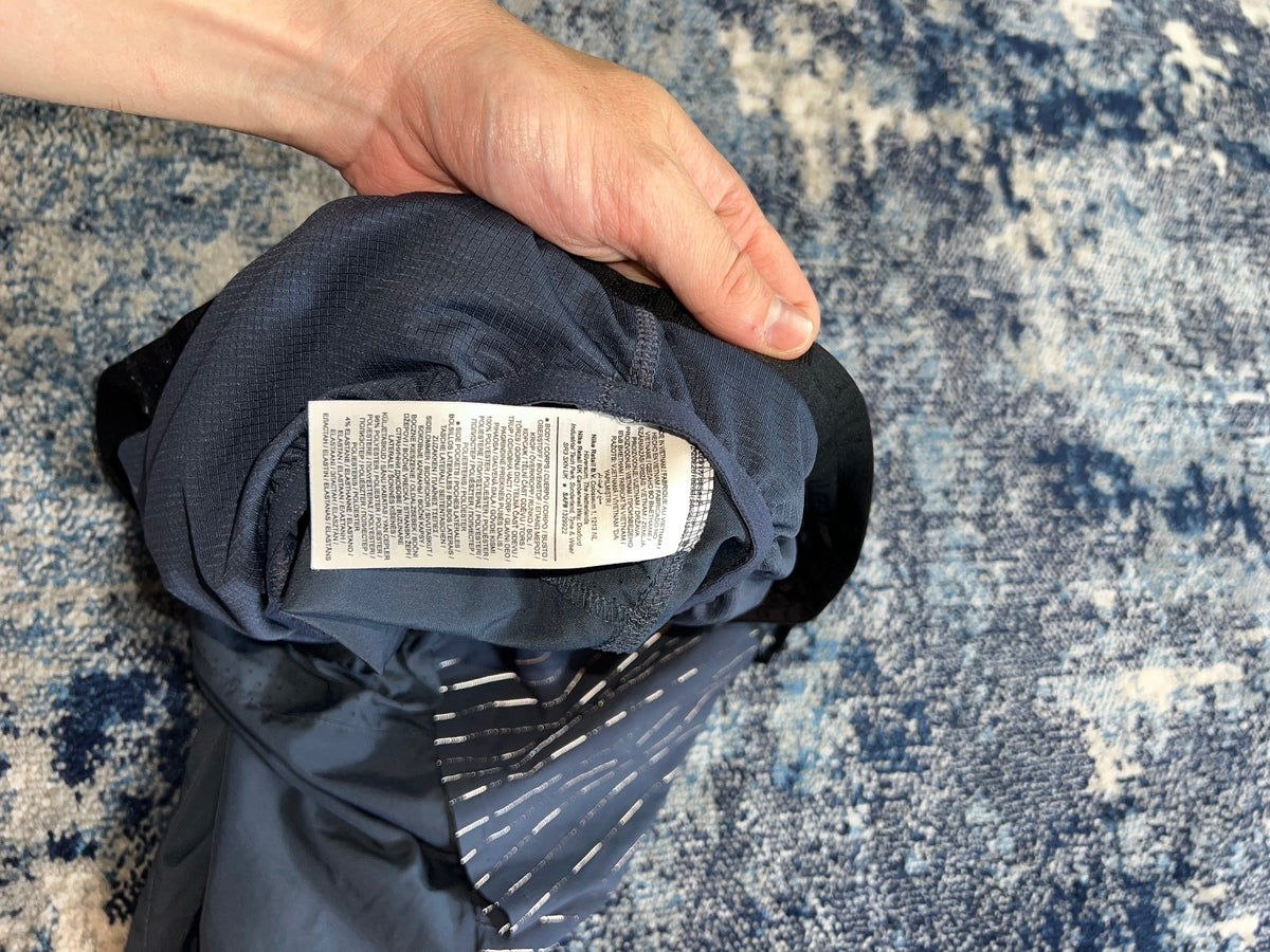 Nike Running Division Flex Stride Shorts – Navy, Men's Medium in Navy, men's Medium – detail view