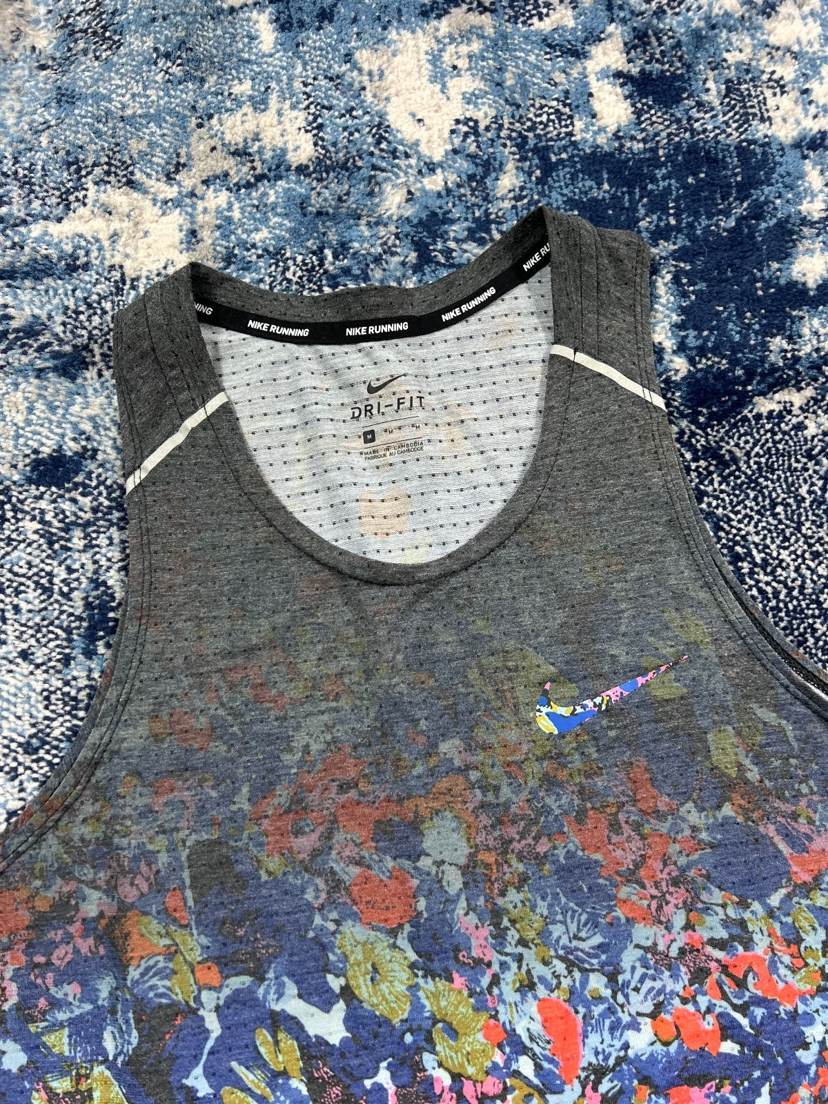Nike Rare Floral Miler Rise 365 Running Vest Tank - product image